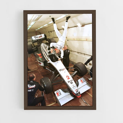ap-david coulthard-2 cadre Bois foncé