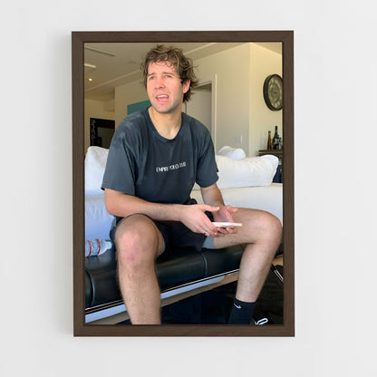 ap-david dobrik-4 cadre Bois foncé