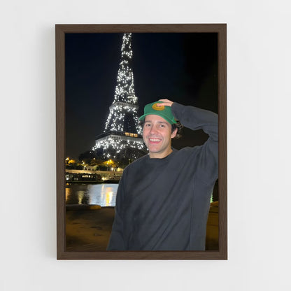 ap-david dobrik-6 cadre Bois foncé