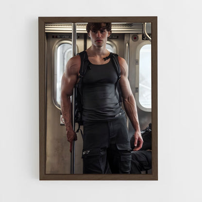 ap-david laid-7 cadre Bois foncé