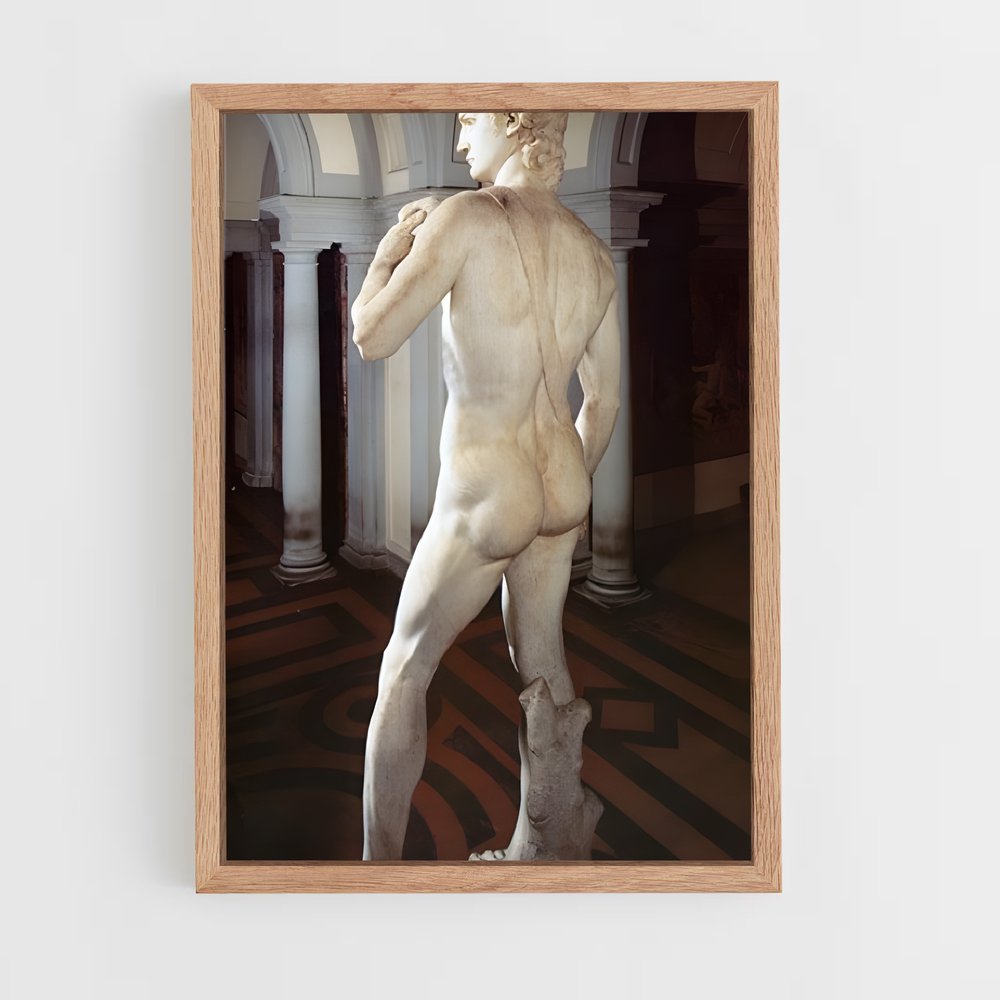 ap-david michelangelo-5 cadre Bois clair