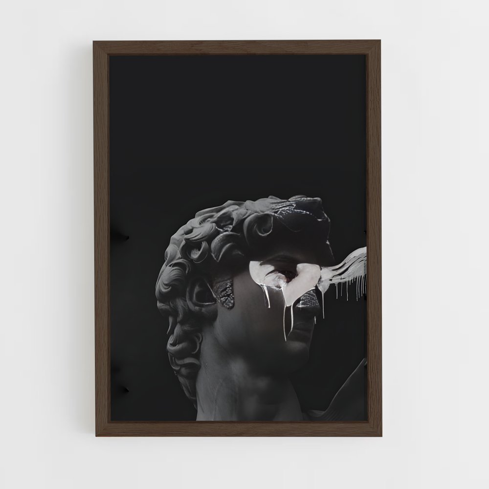 ap-david michelangelo-7 cadre Bois foncé