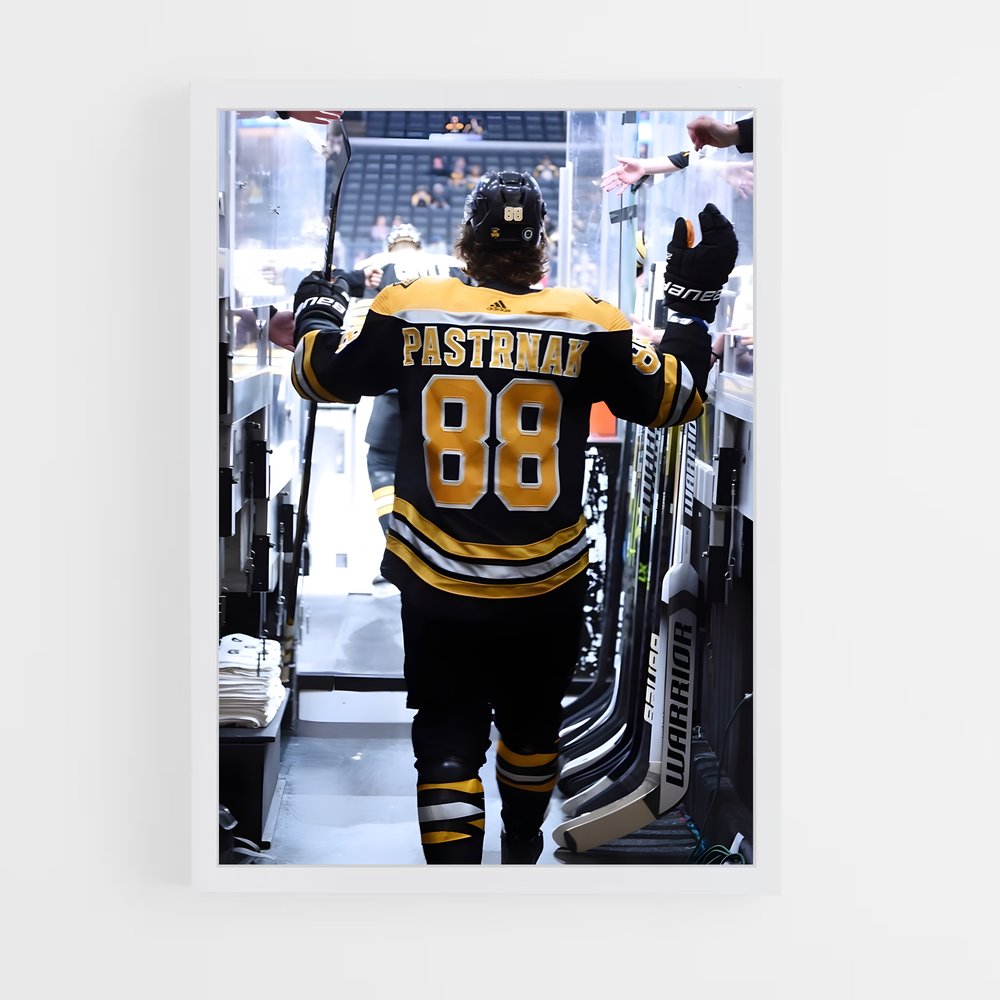 ap-david pastrnak-3 cadre Blanc