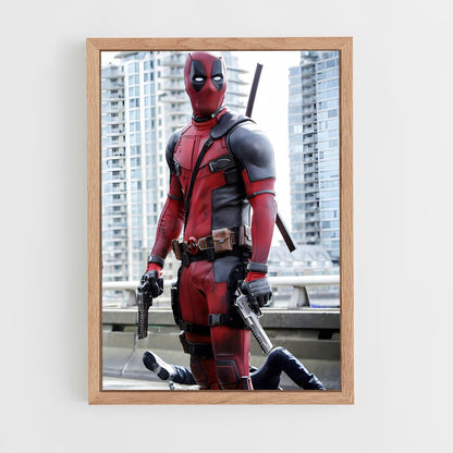 ap-deadpool-5 cadre Bois clair