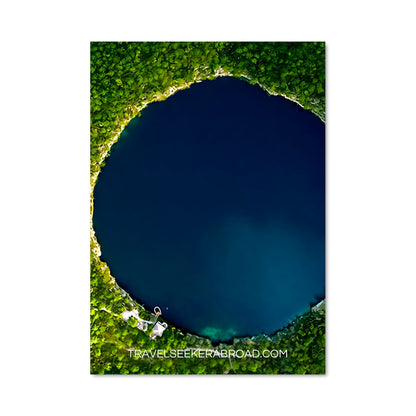 Poster Lac Azur