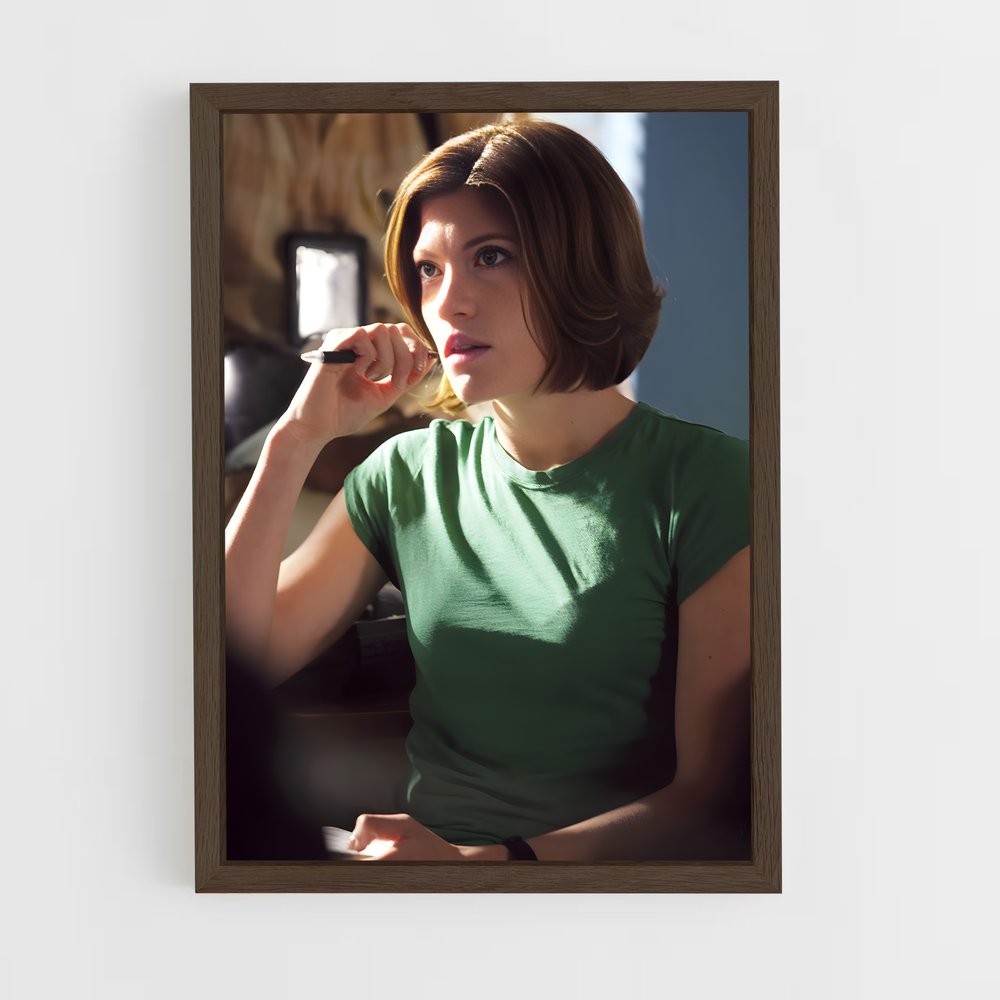 ap-debra morgan-1 cadre Bois foncé