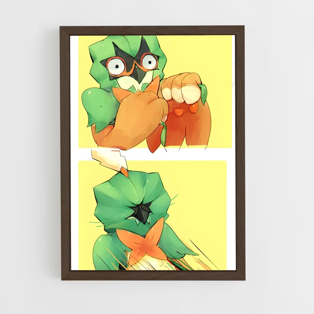 ap-decidueye-3 cadre Bois foncé