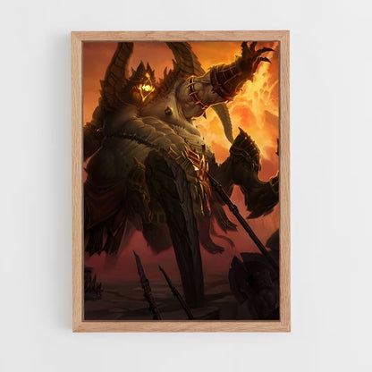 ap-deckard cain-4 cadre Bois clair