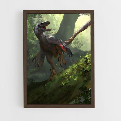 ap-deinonychus-1 cadre Bois foncé
