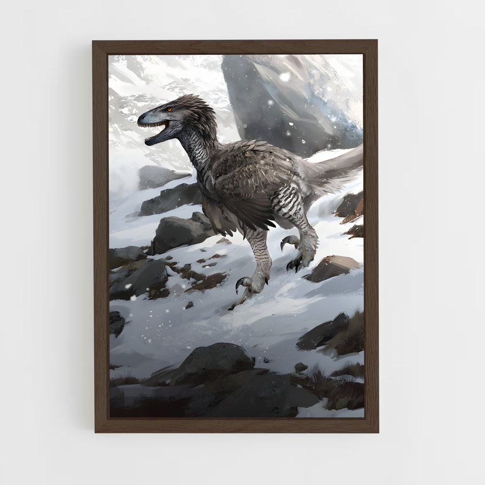 ap-deinonychus-2 cadre Bois foncé