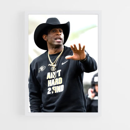 ap-deion sanders-8 cadre Blanc