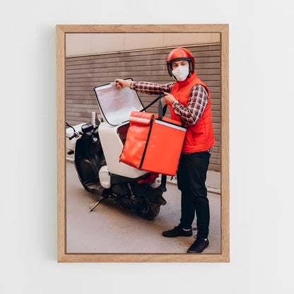 ap-delivery driver-3 cadre Bois clair