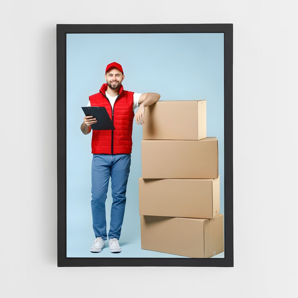 ap-delivery driver-5 cadre Noir