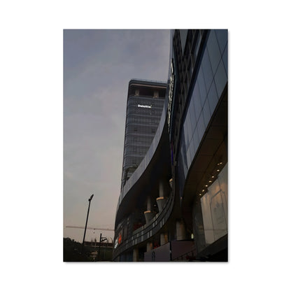 Poster Skyline Éclairée