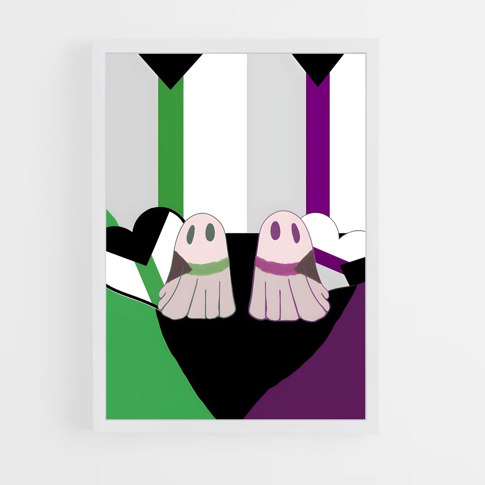 ap-demisexual flag-3 cadre Blanc