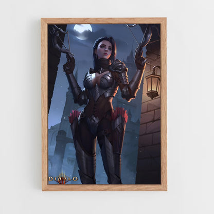 ap-demon hunter diablo-5 cadre Bois clair