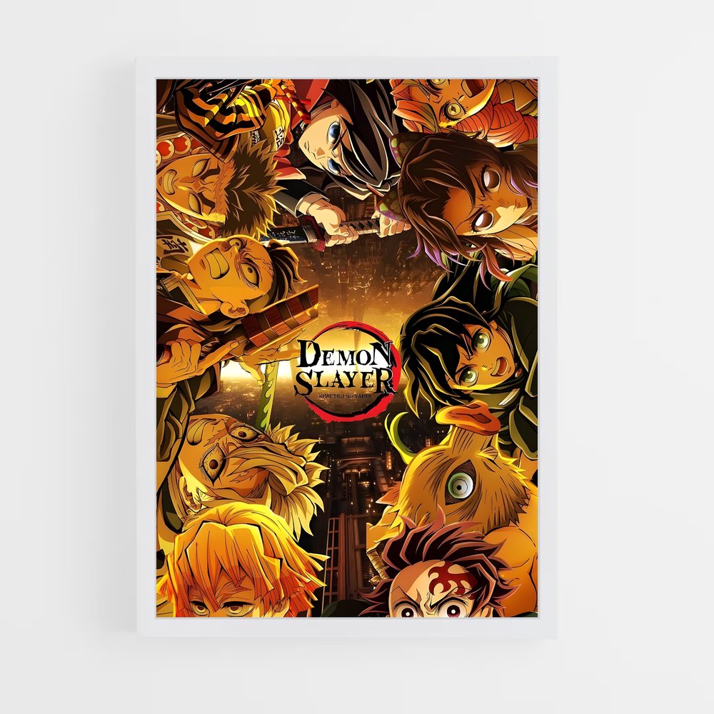 ap-demon slayer-13 cadre Blanc