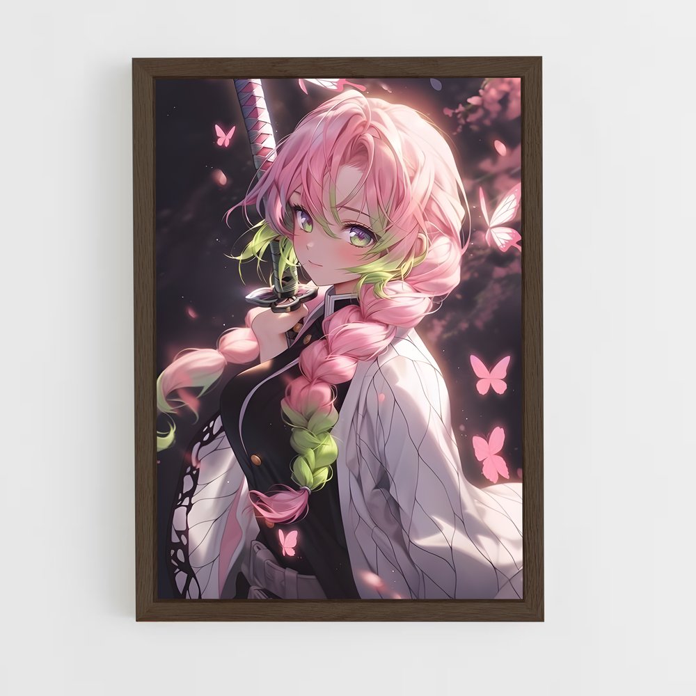 ap-demon slayer-20 cadre Bois foncé