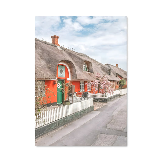 Poster Cottage Rouge