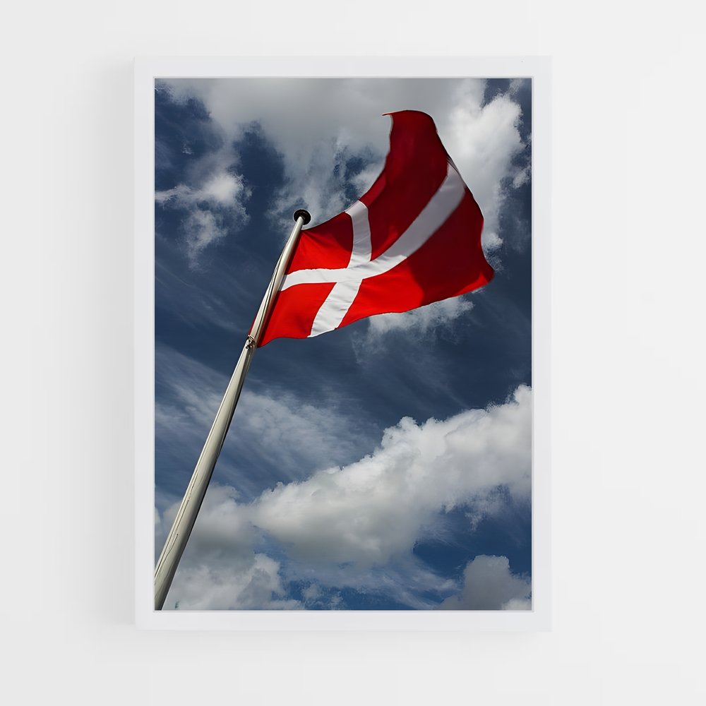 ap-denmark flag-3 cadre Blanc