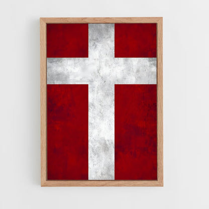 ap-denmark flag-6 cadre Bois clair
