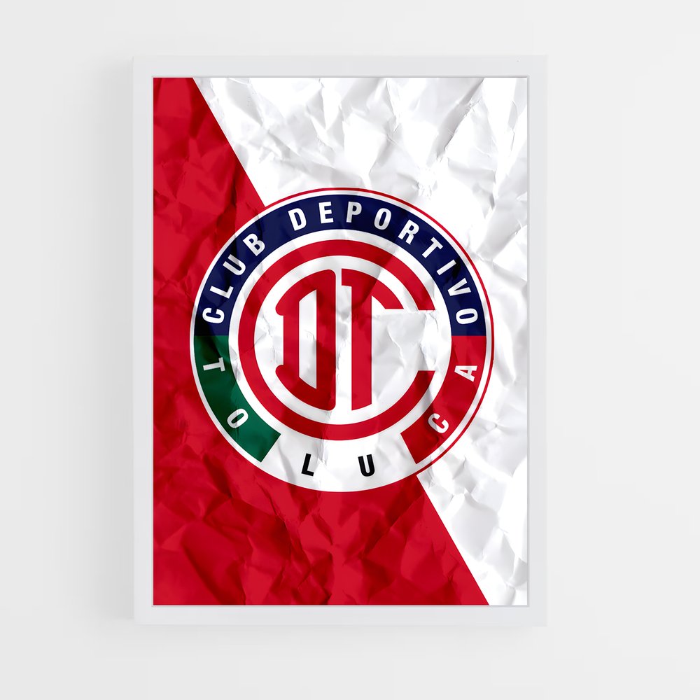 ap-deportivo toluca fc-13 cadre Blanc