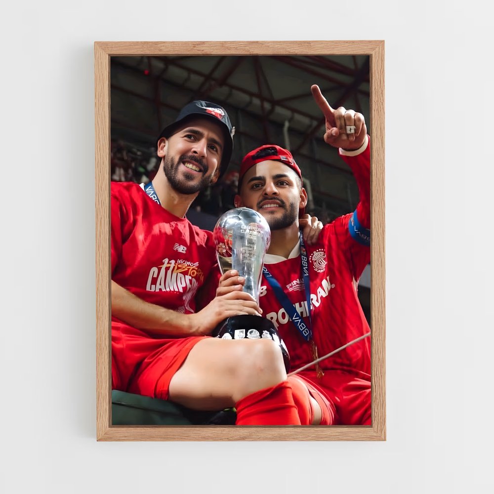 ap-deportivo toluca fc-6 cadre Bois clair