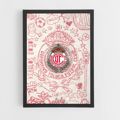 ap-deportivo toluca fc-7 cadre Noir