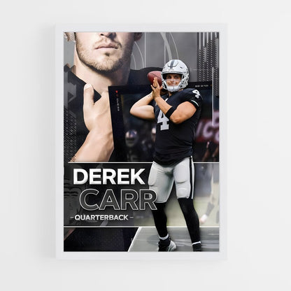 ap-derek carr-3 cadre Blanc