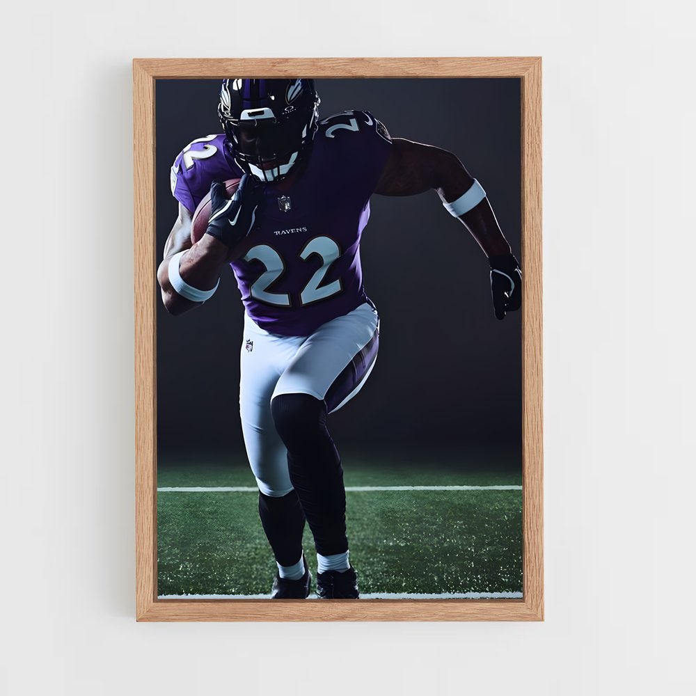 ap-derrick henry-3 cadre Bois clair