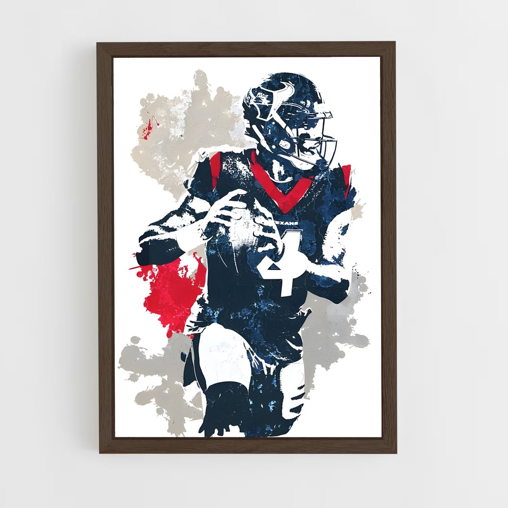 ap-deshaun watson-3 cadre Bois foncé