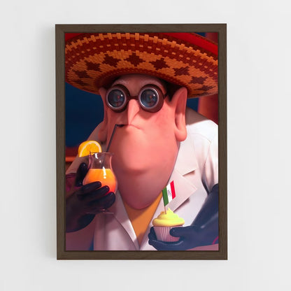 ap-despicable me-8 cadre Bois foncé