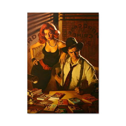 Poster Duel au Cartes