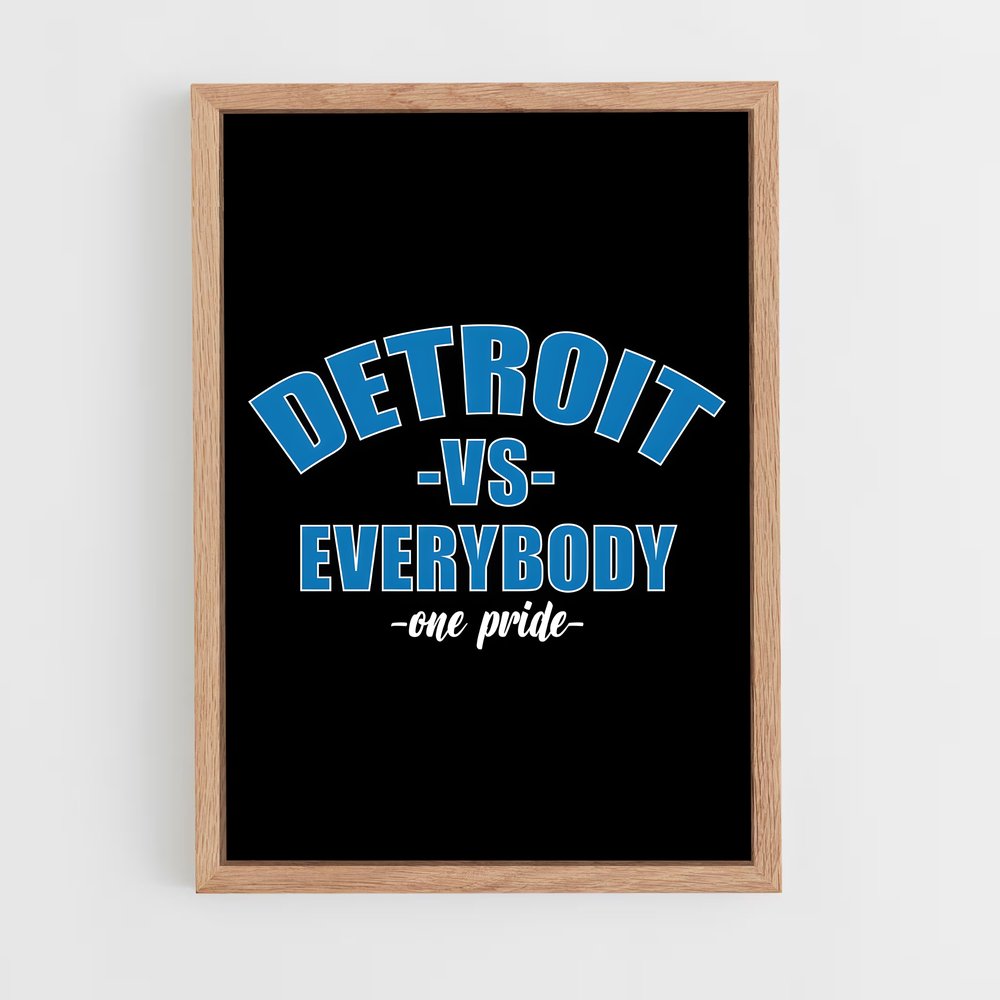 ap-detroit lions-2 cadre Bois clair
