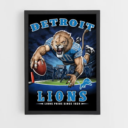 ap-detroit lions-7 cadre Noir