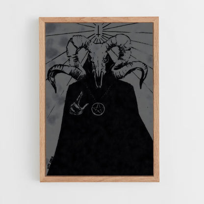 ap-devil horns-4 cadre Bois clair