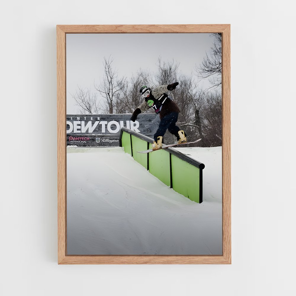ap-dew tour snowboarding-1 cadre Bois clair