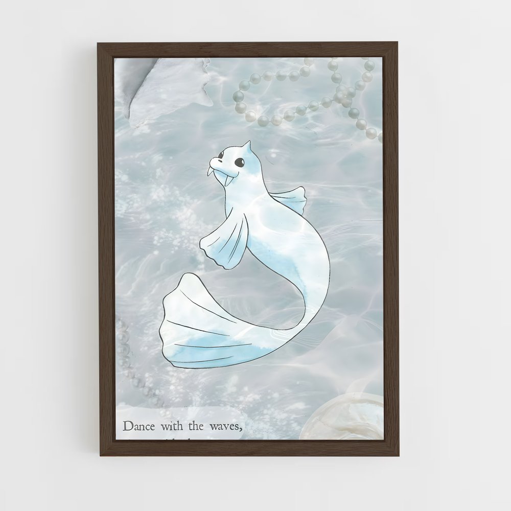 ap-dewgong-1 cadre Bois foncé
