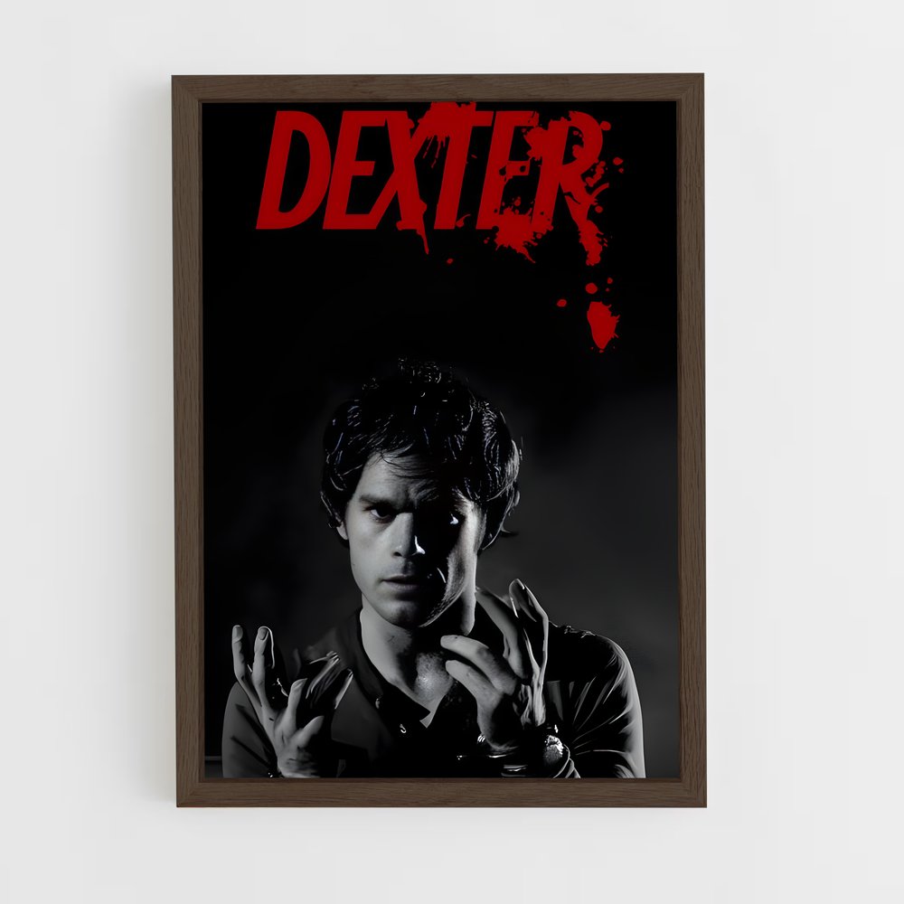 ap-dexter morgan-1 cadre Bois foncé
