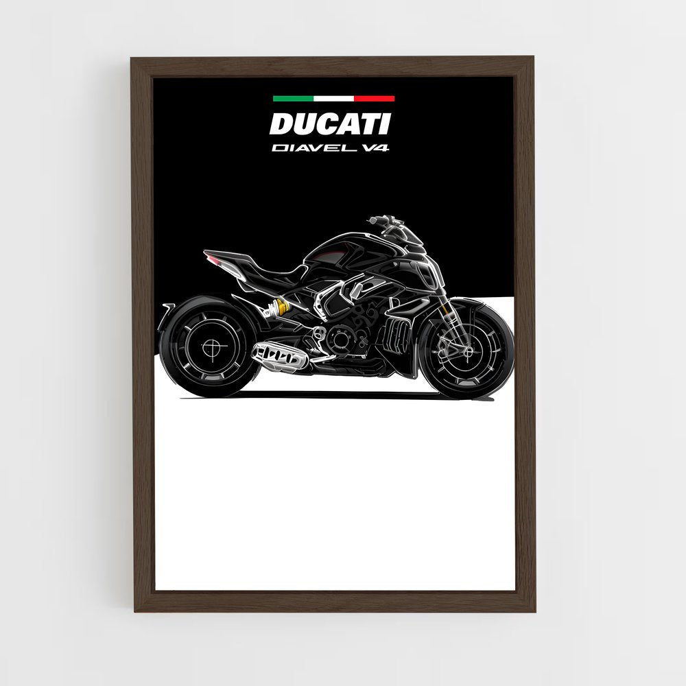 ap-diavel v4-2 cadre Bois foncé