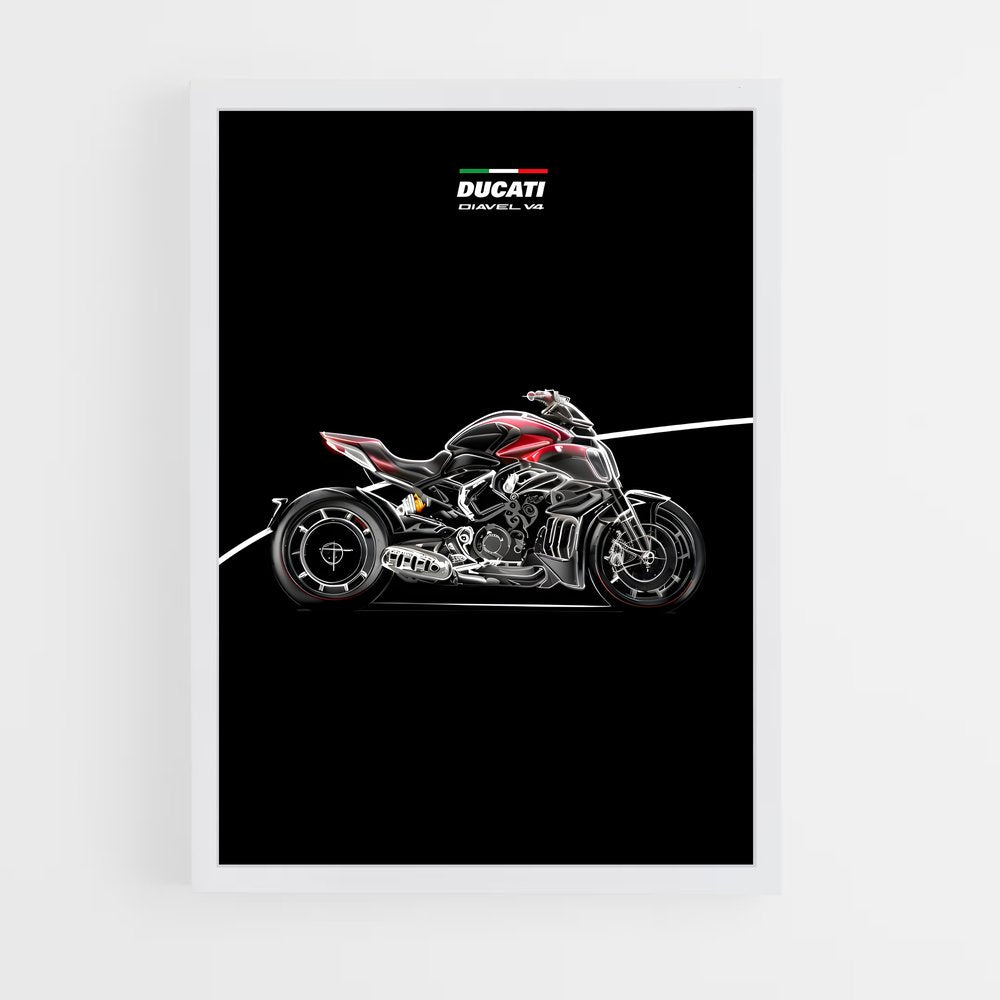ap-diavel v4-5 cadre Blanc