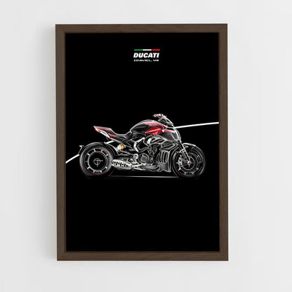 ap-diavel v4-5 cadre Bois foncé