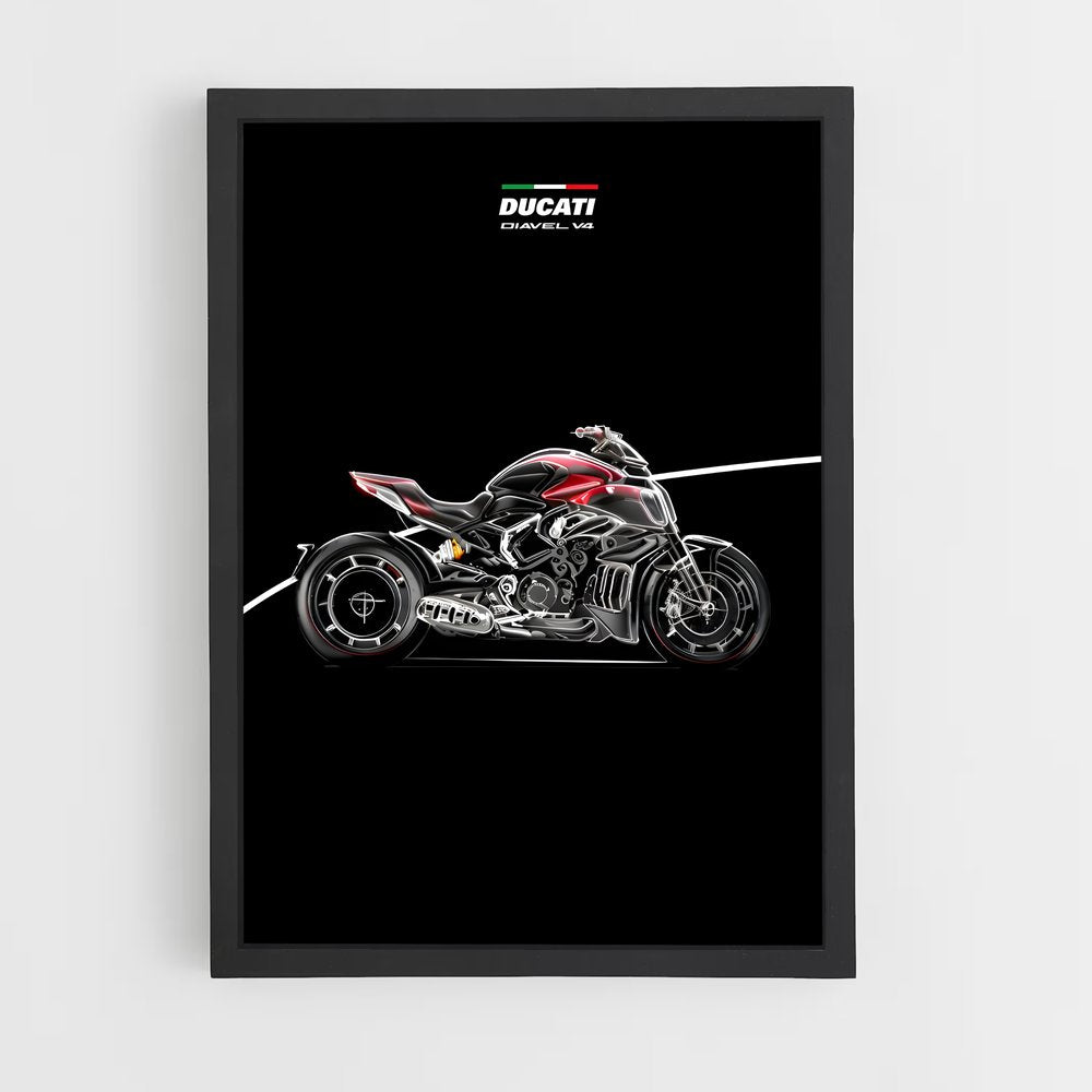 ap-diavel v4-5 cadre Noir