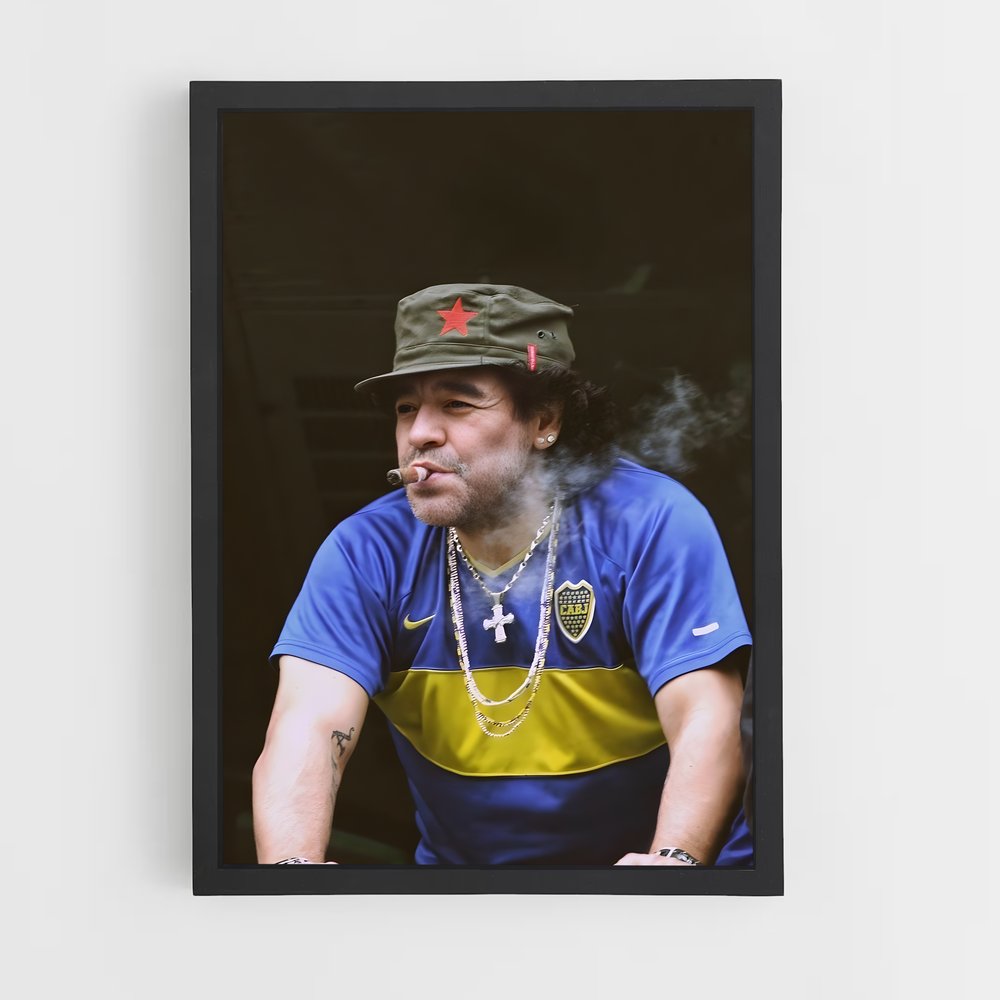 ap-diego maradona-3 cadre Noir
