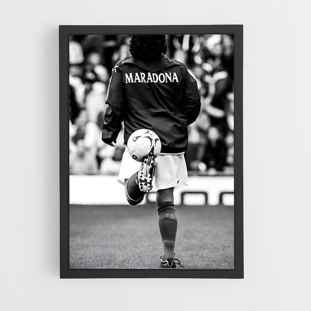 ap-diego maradona-5 cadre Noir