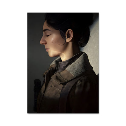 Poster Mystère en Brun
