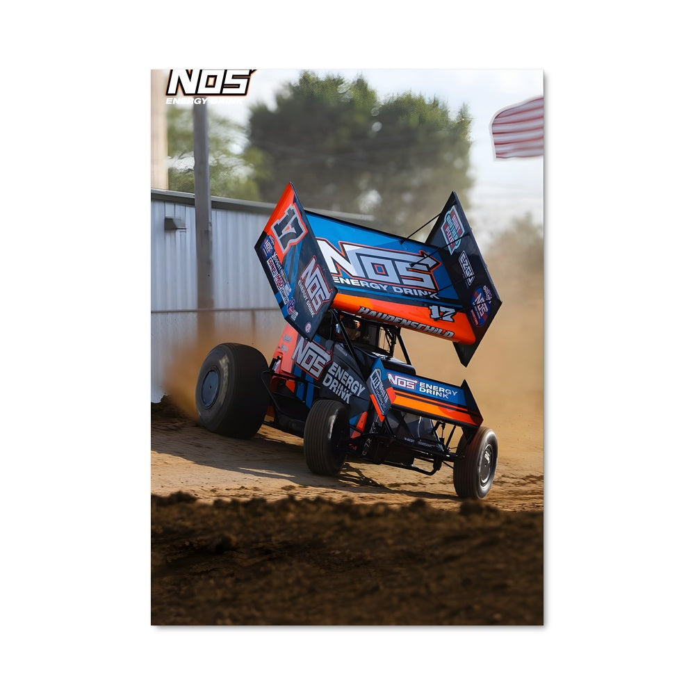 Poster Dirt track racer 81505