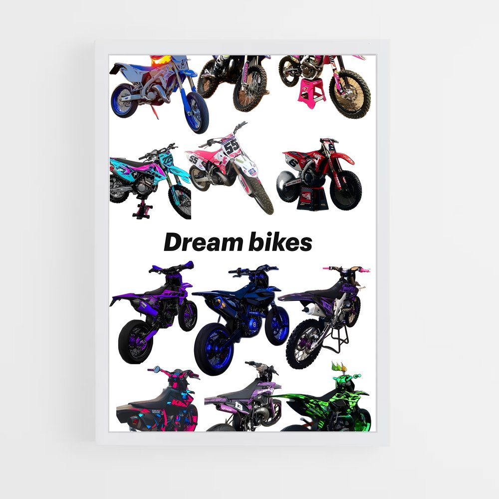 ap-dirt bikes-6 cadre Blanc