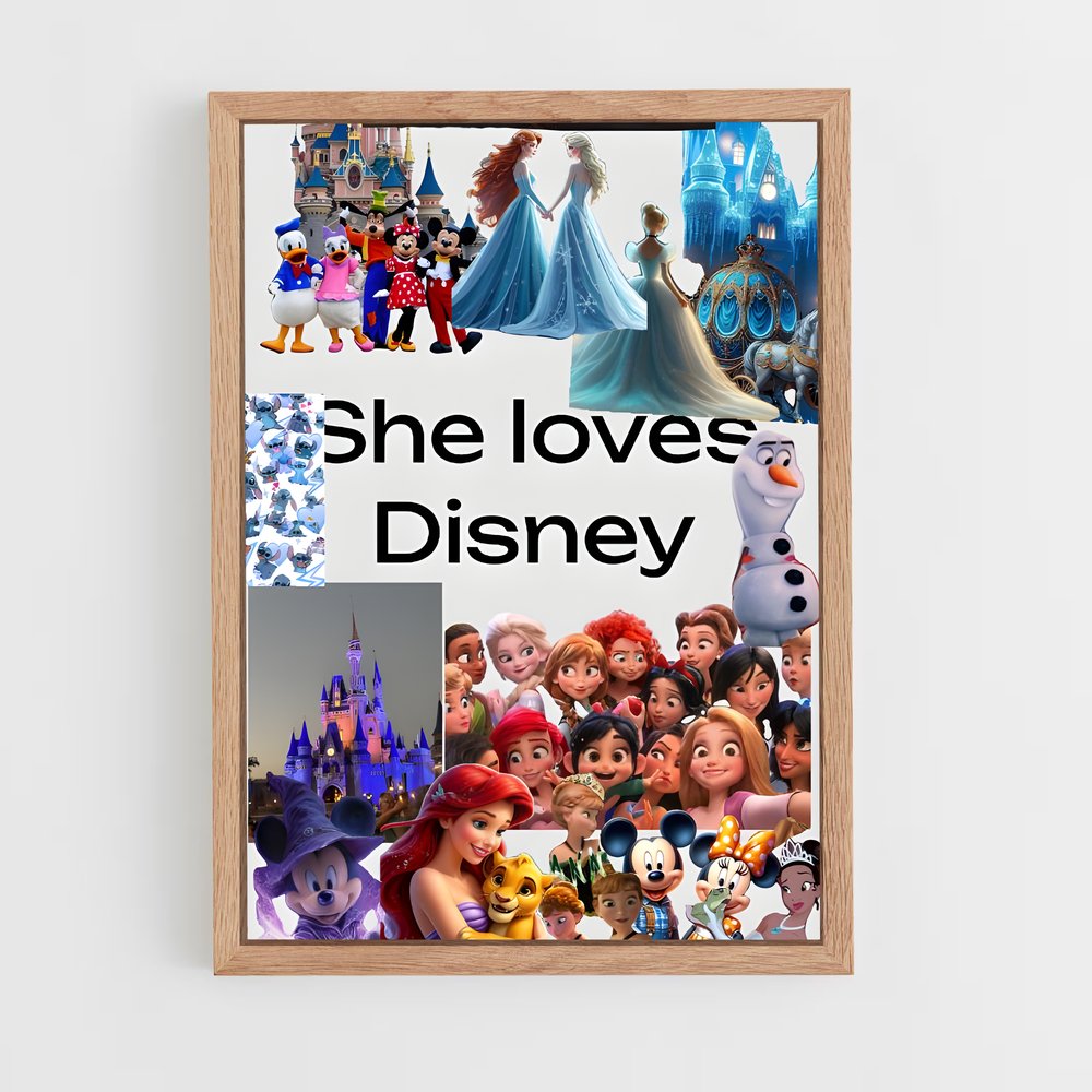 ap-disney+-11 cadre Bois clair