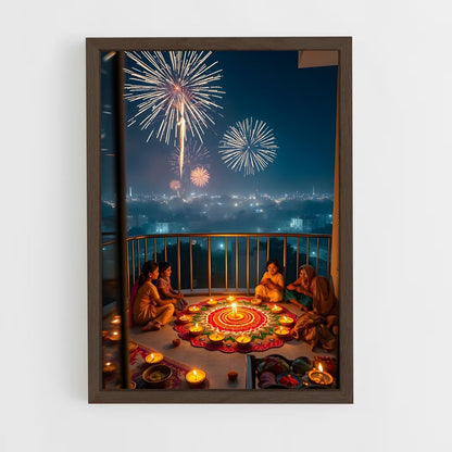 ap-diwali-2 cadre Bois foncé
